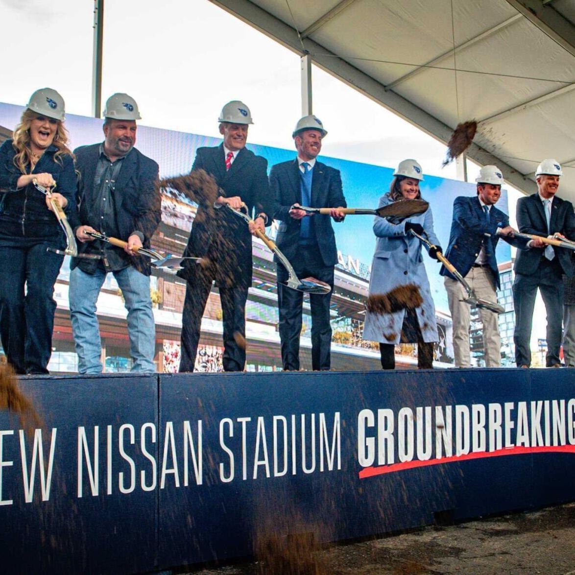 Titans Break Ground on Future Nissan Stadium